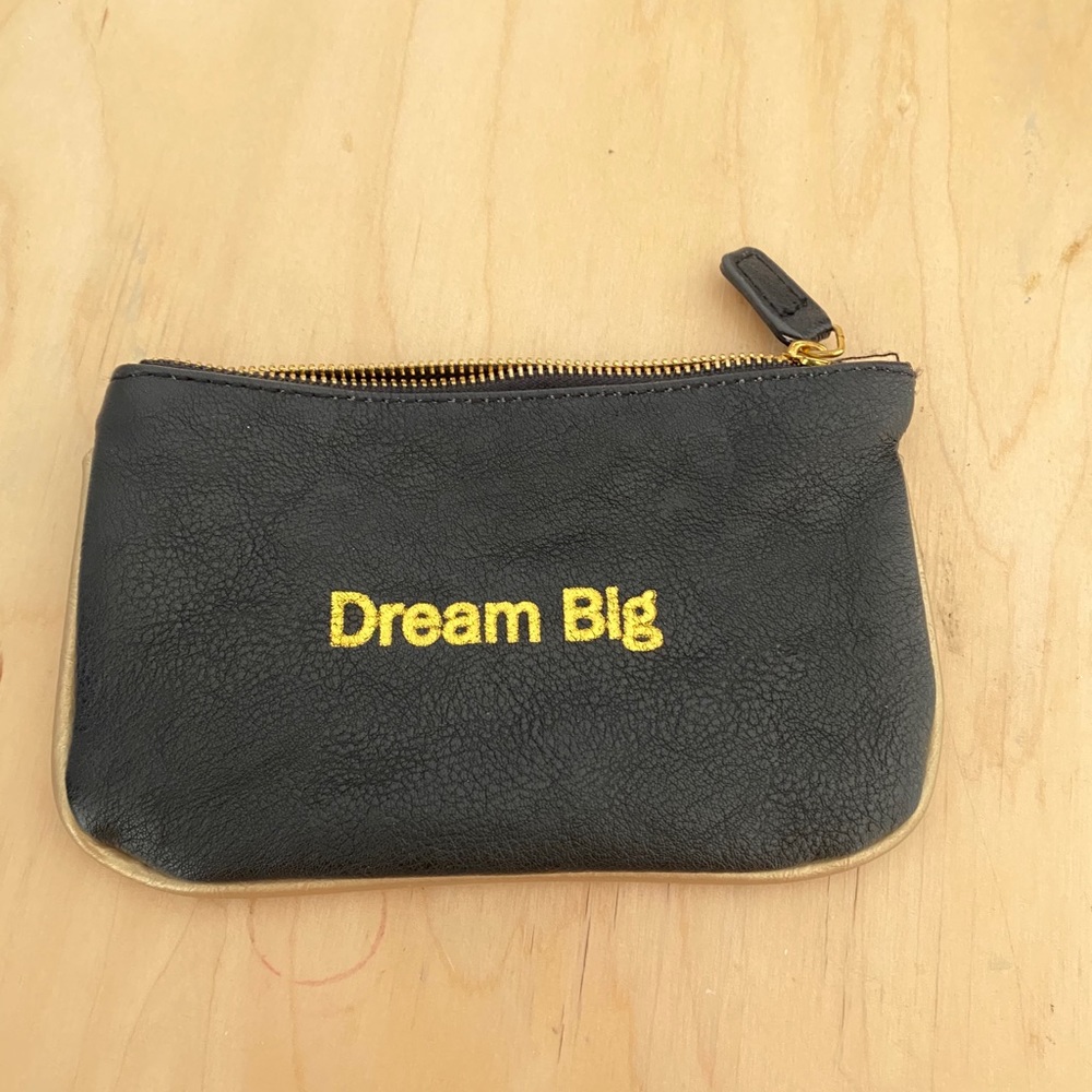 Dream Big Black Pouch